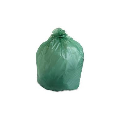 Sac poubelle biodégradable - 120L - Vert - 100 sacs