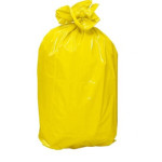 Sac poubelle - 110L - Jaune - 200 sacs