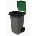 Housse pour conteneur - 330L - Noir - 100 sacs