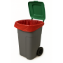 Sac poubelle - 130L - Rouge - 100 sacs