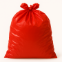 Sac poubelle - 110L - Rouge - 200 sacs
