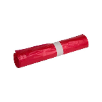 Sac poubelle - 130L - Rouge - 100 sacs