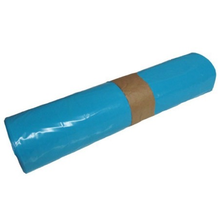 Sac poubelle - 110L - Bleu - 200 sacs - 40µ
